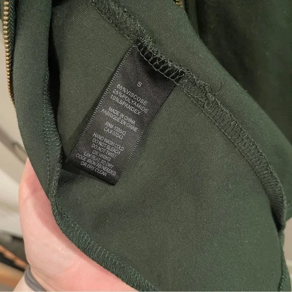 FELICITY & COCO | Green midi sheath dress size small - Picture 6 of 7